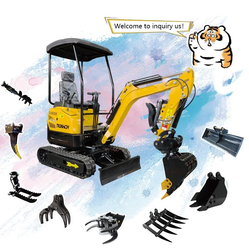 Full Range Of Small Excavators